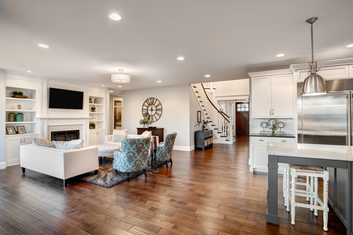 Hardwood Floors in Kitchen by HAWK