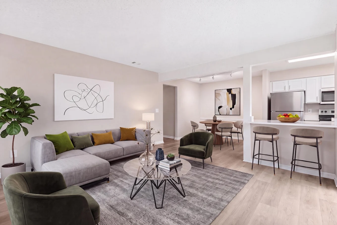 Dawson Apartments interior Project By HAWK